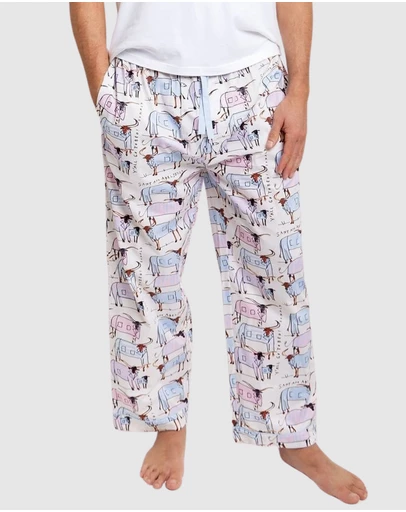Sant And Abel - Men's Drawbertson Longhorns PJ Pants