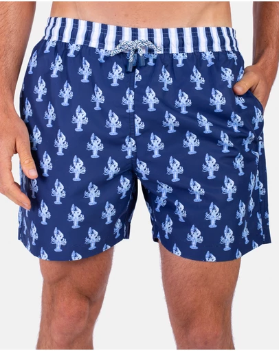 Tolu Australia - Blue Lobsters Swim Shorts