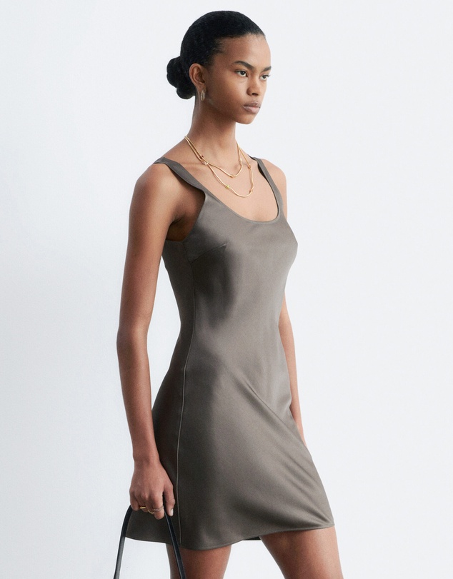& Other Stories - Satin Slip Mini Dress