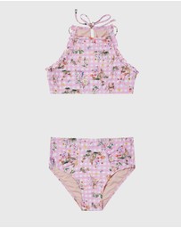 Aqua Blu Kids - Robin Halter Neck Bikini Set - Teens