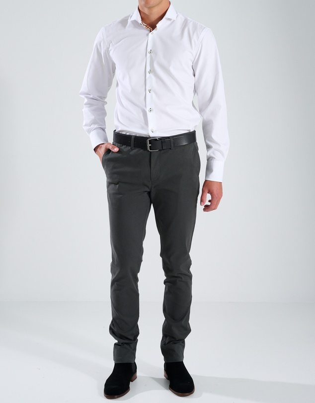 3 Wise Men - 3 Wise Men Cayden Chino Pant - Dark Charcoal