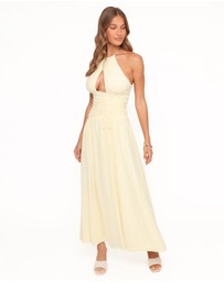 Petal & Pup - Kylee Maxi Dress - Butter Yellow