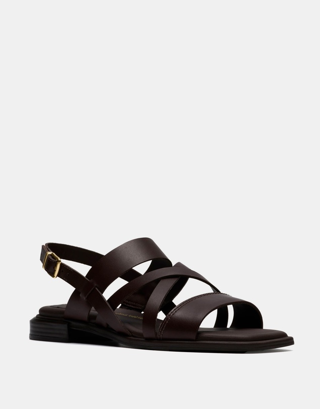 Clarks - Ariany Strap Dark Brown