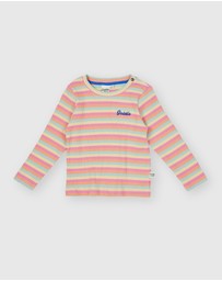 Goldie + Ace - Essential Stripe Rib Top - Babies-Kids