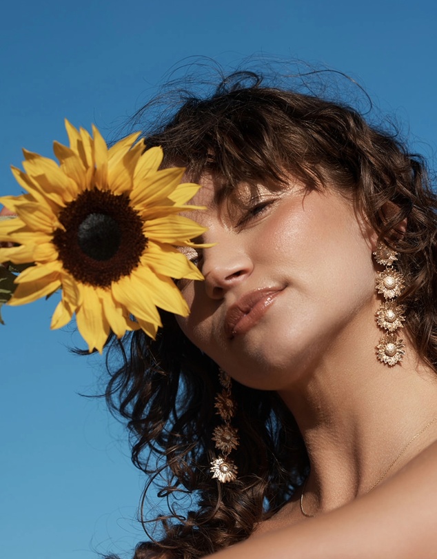 Native Sol - Follow The Sun - Sunflower Earrings