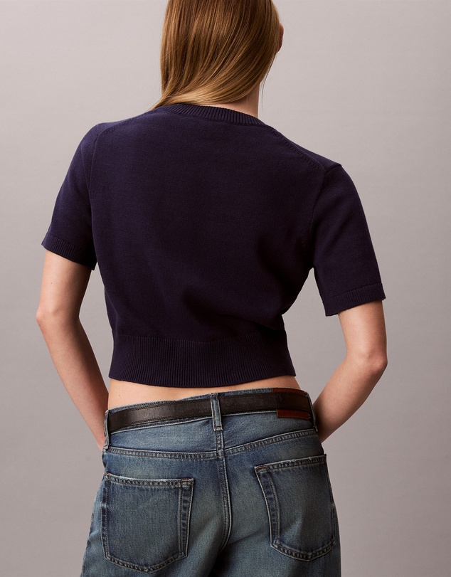 Calvin Klein Jeans - Monogram Cropped Jumper
