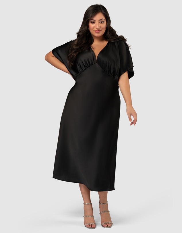 Pink Dusk by Curve Project - Wanting More Midi Dress