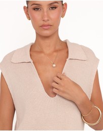 Petal & Pup - Asha Knitted Top - Beige