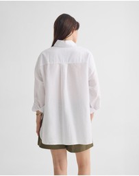 Oxford - Erika Washed Casual Linen Shirt