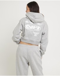 Neon Hart - Koi Zip Through Graphic Hoodie