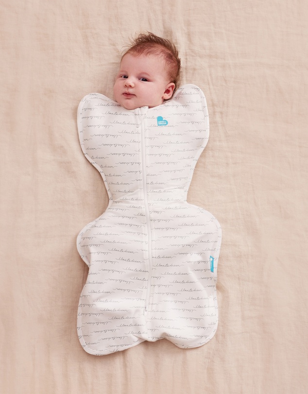 Love to Dream - Swaddle Up 1.0 TOG Stretch Cotton Dreamer in White