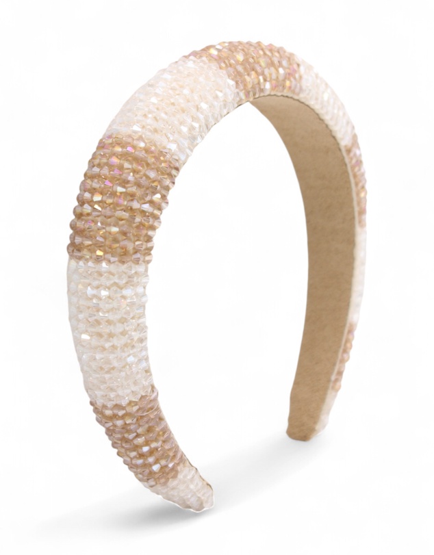 Morgan & Taylor - Ashleigh Headband in Beige