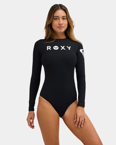 Roxy - Womens Heater Long Sleeve One Piece Swimsuit