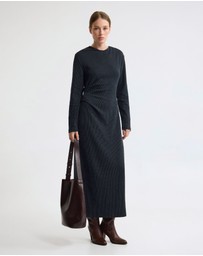 Oxford - Hartley Jacquard Stripe Knit Dress