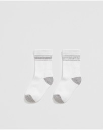 Country Road - Organically Grown Cotton Blend Cr Sport Crew Sock