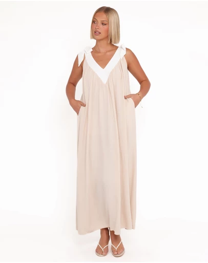 Petal & Pup - Dami Maxi Dress - Oatmeal