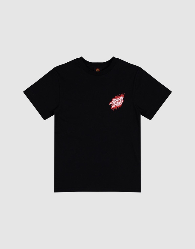 Santa Cruz - Flamed Dot Upside Down Short Sleeve Tee - Teens