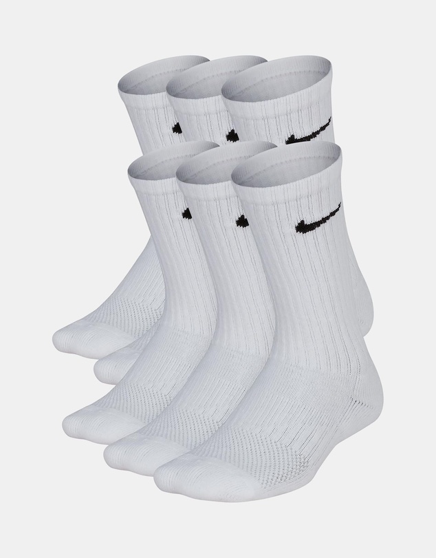 Nike - 6-Pack Cushioned Crew Socks - Teens