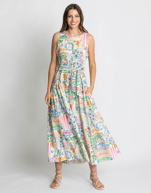 KACHEL - Lucy Midi Dress