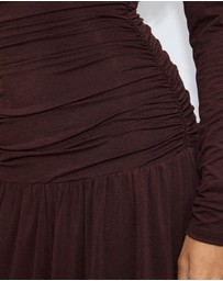 Dazie - She's All That LS Jersey Maxi Dress