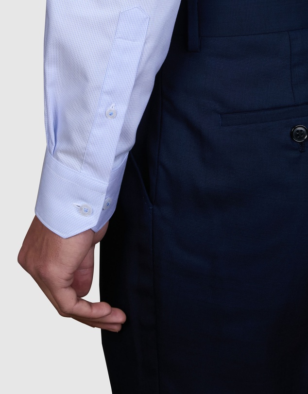 Abelard - Ziggurat Zig-Zag Twill Slim Fit Shirt