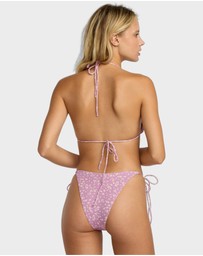 RVCA - Womens Grow Together Halter Tri Bikini Top