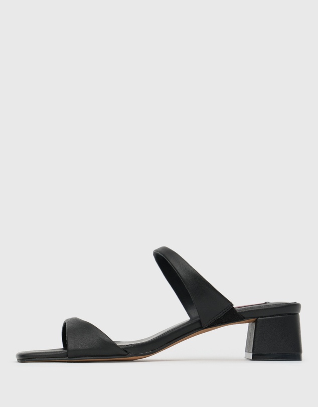 Betts - Wider Fit Argo Block Heel Mule Sandals