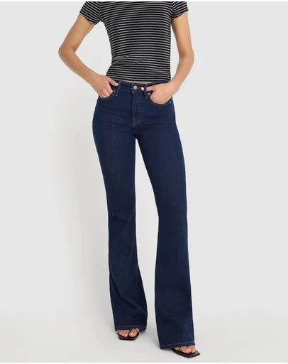 Good American - Good Legs Flare Jeans