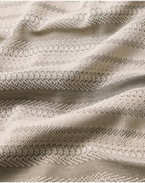 Calibre - Textured Stripe Cuban Collar Shirt Neutral
