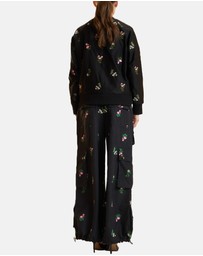 Cynthia Rowley - Printed Cargo Pants
