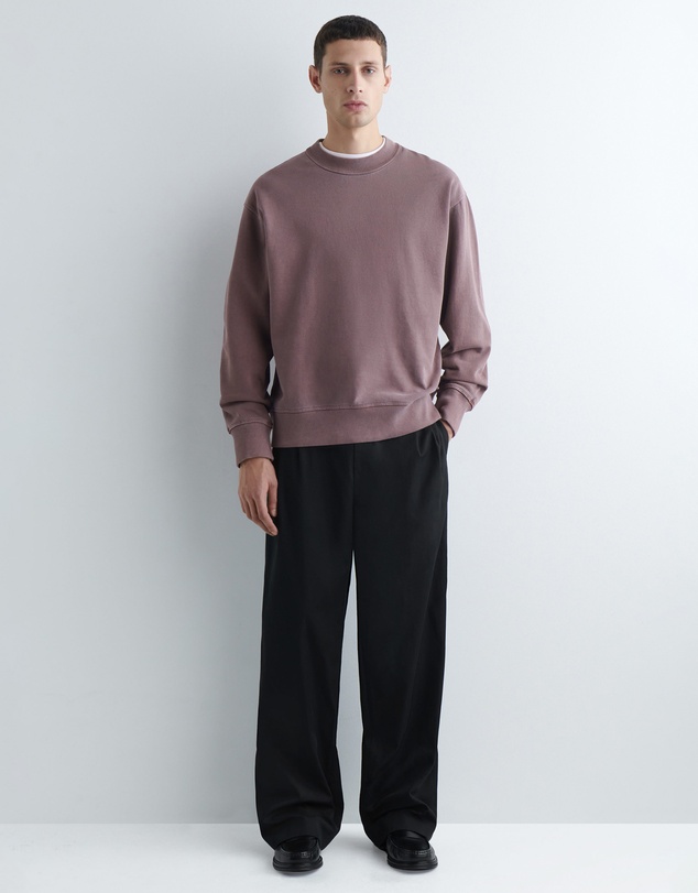 COS - Relaxed Washed-Cotton Sweatshirt
