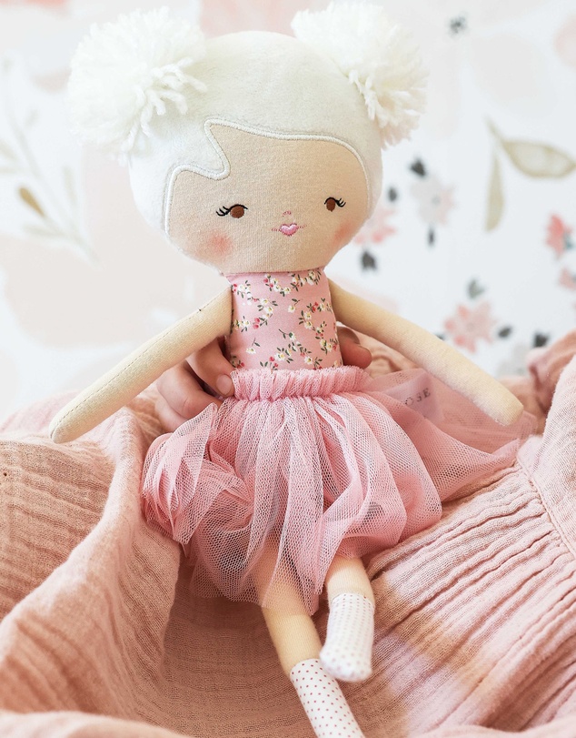 Alimrose - Alimrose Madison Ballet Doll 35cm Posy Heart