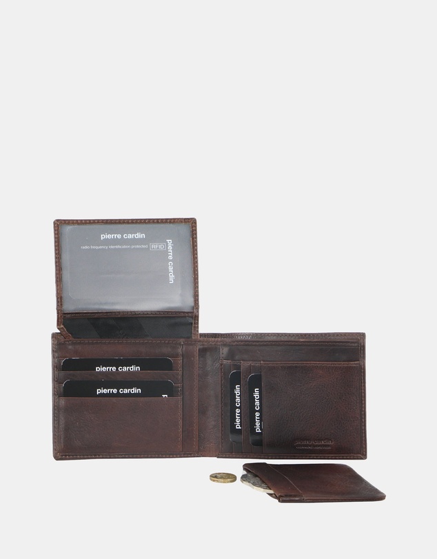 Pierre Cardin - Pierre Cardin Italian Leather Men's Wallet/Card Holder