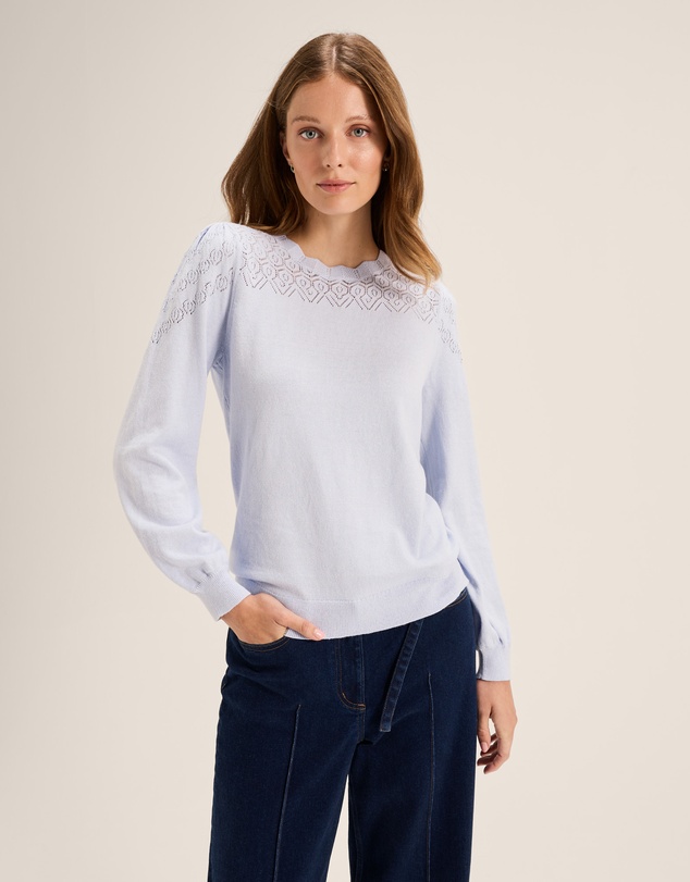 Review - Violet Knit Top