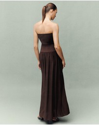 M.N.G - Combined Strapless Dress