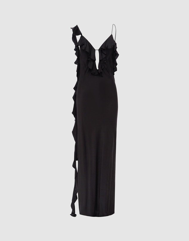 Shona Joy - Agnes Ruffle Slip Maxi Dress