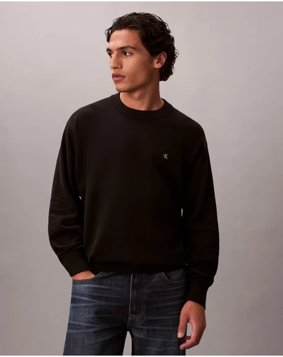 Calvin Klein Jeans - Relaxed Cotton Monogram Jumper