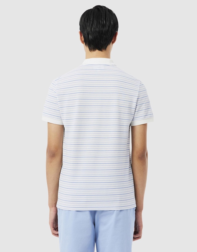Lacoste - Classic Fit Striped Petit Piqué Polo Shirt