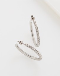 Ted Baker - CLANCI: Medium Crystal Hoop Earrings