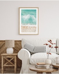 Olive et Oriel - Sand to Sea Bondi Art Print