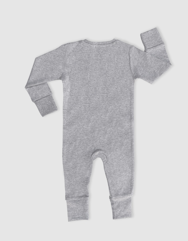 B Free Intimate Apparel - 100% Organic 2-Way Zip Sleepsuit - Baby & Toddler