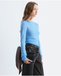 & Other Stories - Fine-Knit Sheer Top