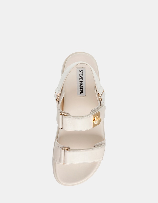 Steve Madden - Mona Bone Leather Sandals