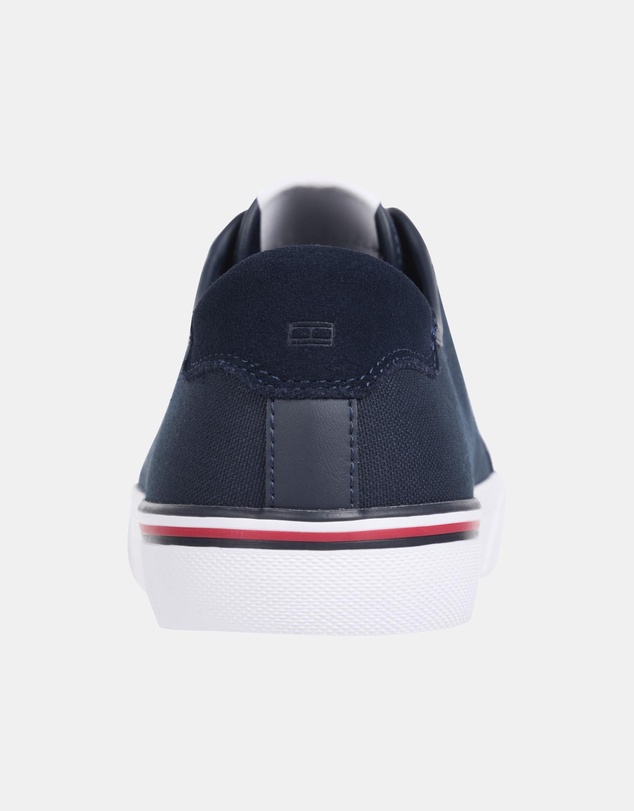 Tommy Hilfiger - Harton Core Corporate Canvas Low Top Vulcanized Sole Sneakers - Men's