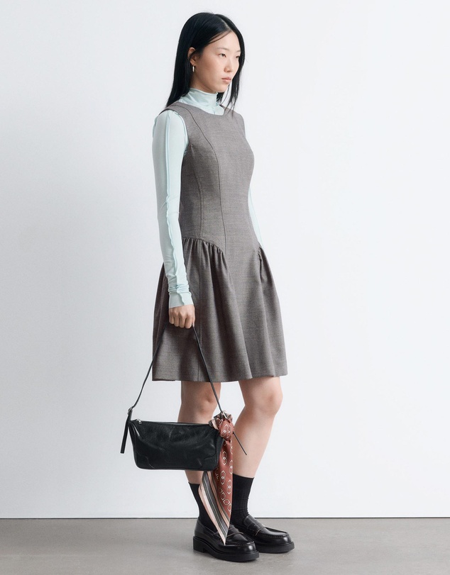 & Other Stories - Flared Wool Mini Dress