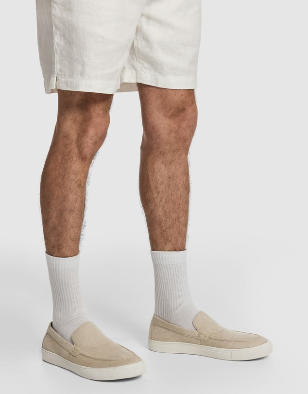 yd. - Belford Suede Slip On Shoe