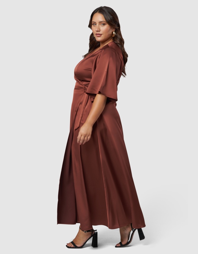 Pink Dusk by Curve Project - Glitz and Glam Maxi Dress