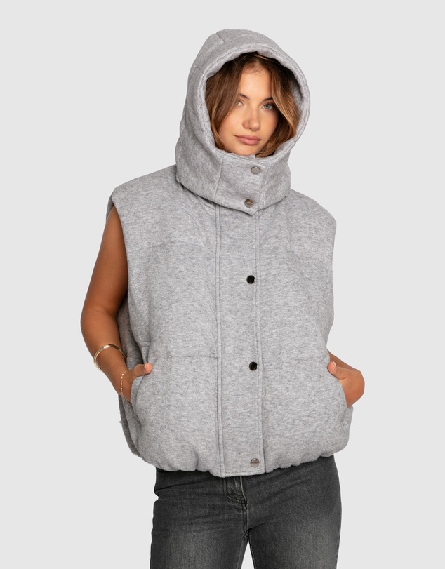 Belle & Bloom - Golden Hour Hooded Puffer Vest