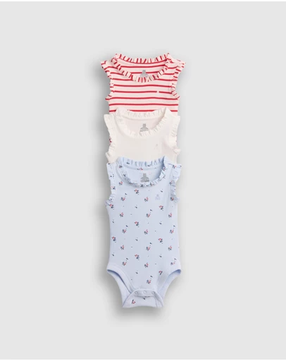 GAP - 3-Pack SL Tiny Rib Bodysuit - Babies