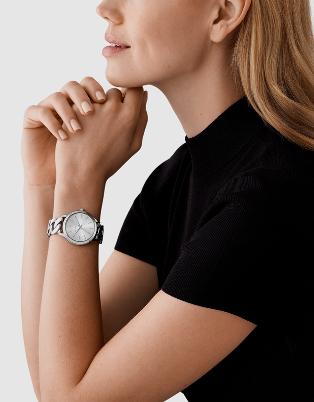 Michael Kors - Runway Silver Tone Analogue Watch
